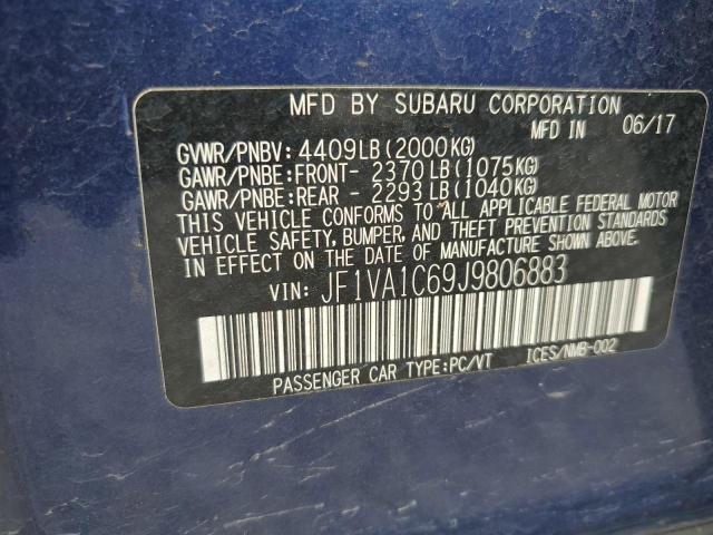 2018 SUBARU WRX PREMIU - JF1VA1C69J9806883