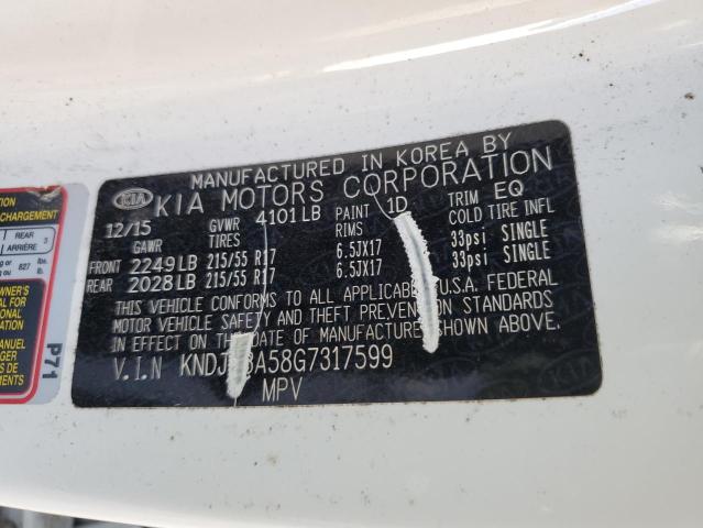 VIN KNDJP3A58G7317599 2016 KIA Soul, + no.13