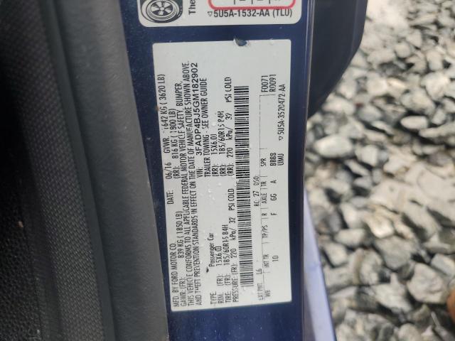 2016 FORD FIESTA SE - 3FADP4BJ5GM182902