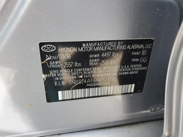 2017 HYUNDAI SONATA SE - 5NPE24AF6HH521796