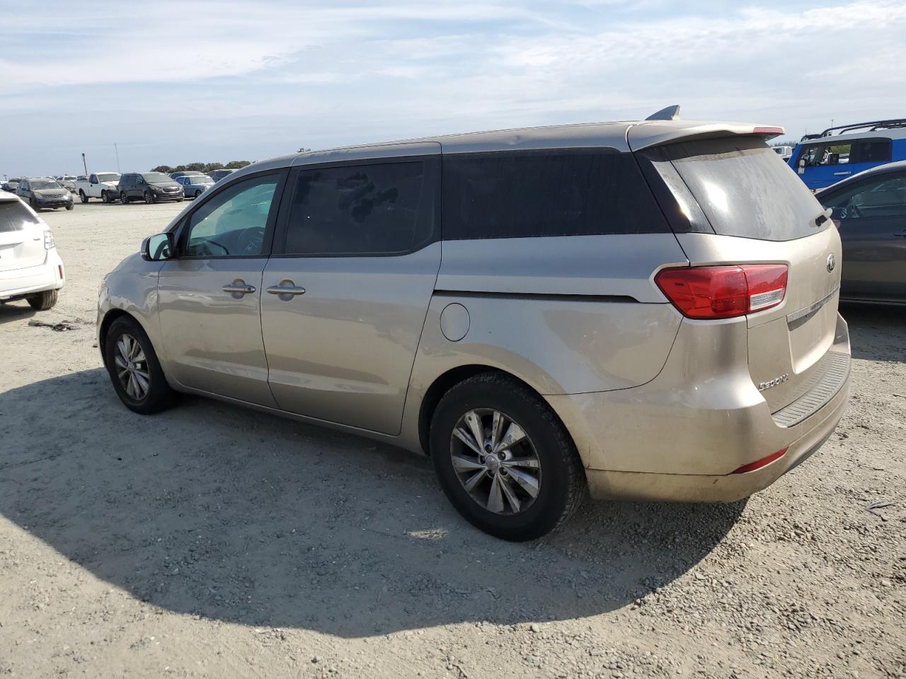 KIA SEDONA LX 2017 silver sports v gas KNDMB5C15H6241705 photo #3