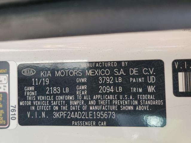 2020 KIA FORTE FE - 3KPF24AD2LE195673