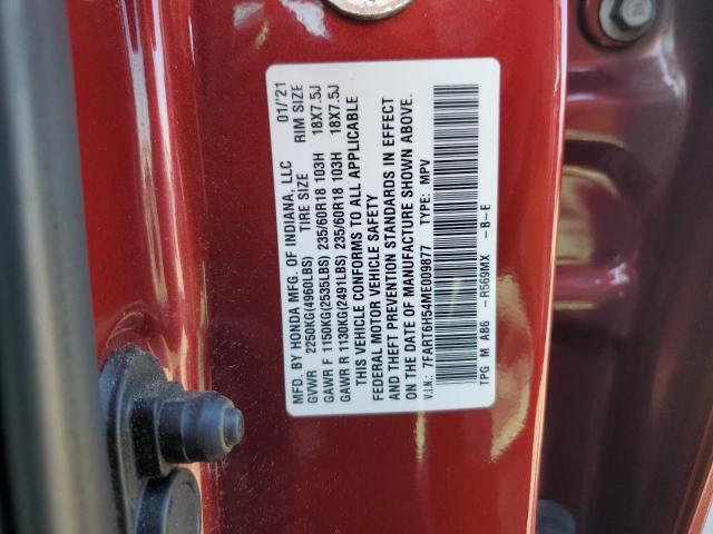 VIN 7FART6H54ME009877 2021 Honda CR-V, EX no.13