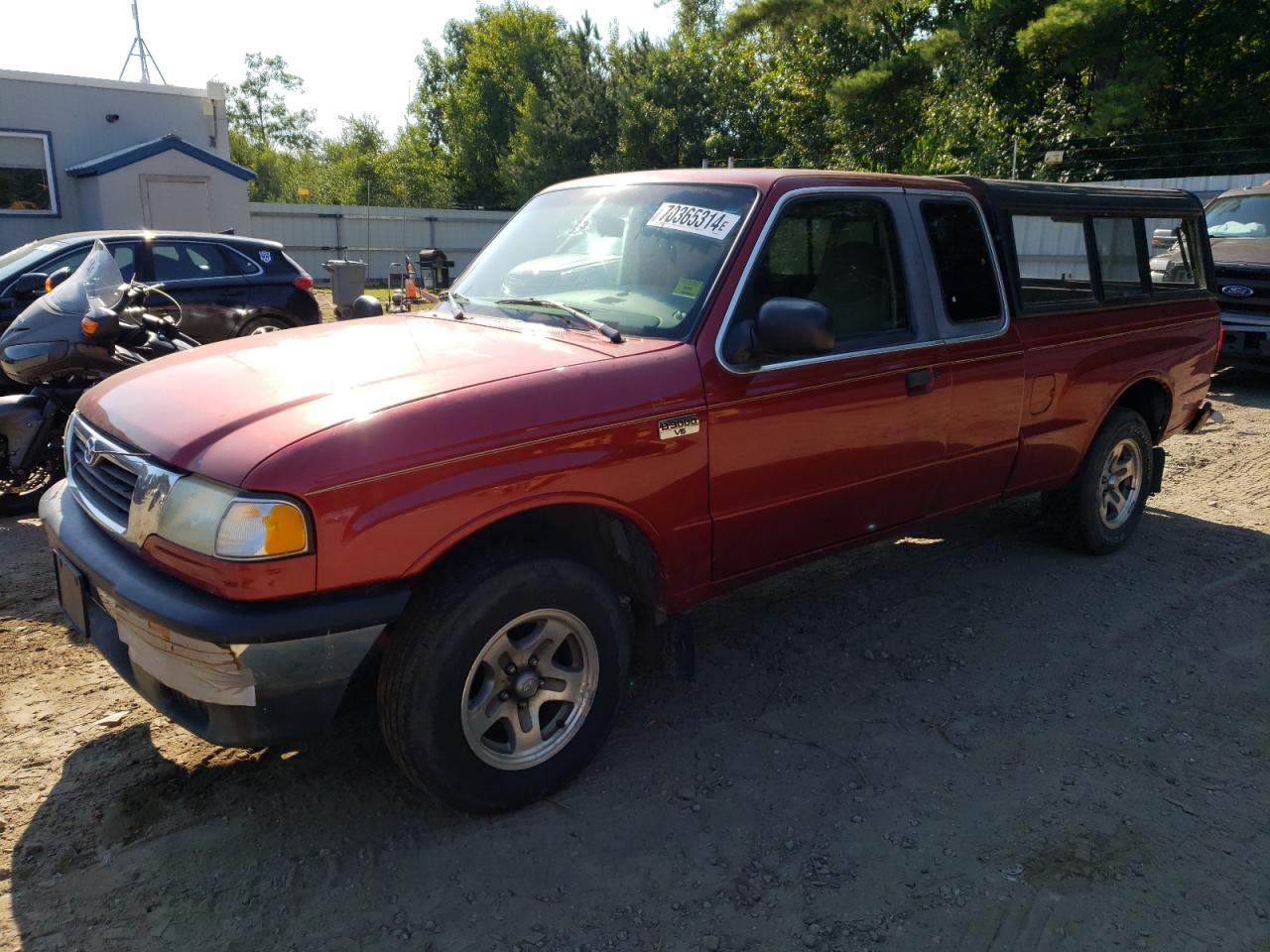 MAZDA B3000 CAB 1998 red  gas 4F4YR16U3WTM05678 photo #1