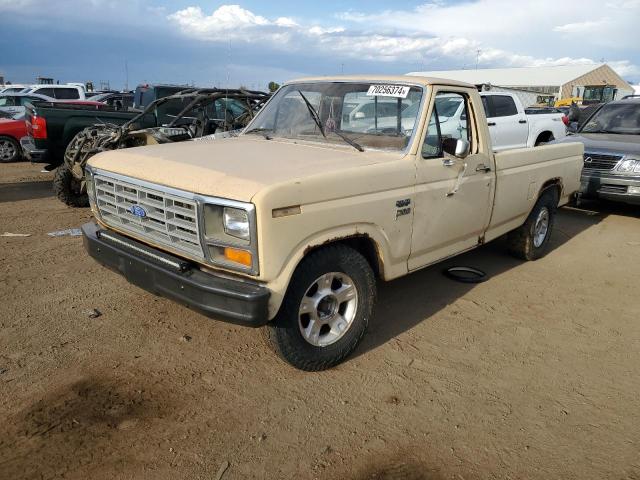 FORD F100 1982 beige  gas 1FTCF10E0CPA84524 photo #1