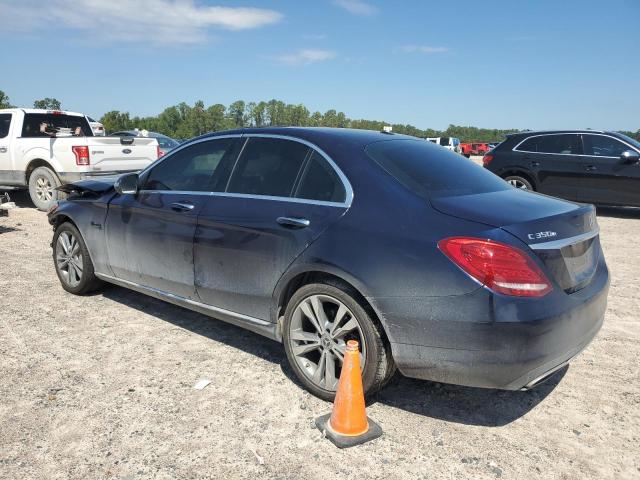 MERCEDES-BENZ C 350E 2018 blue  hybrid engine 55SWF4HB4JU262496 photo #3