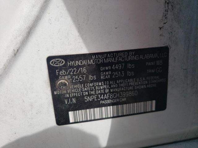 2016 HYUNDAI SONATA SPO - 5NPE34AF8GH399860