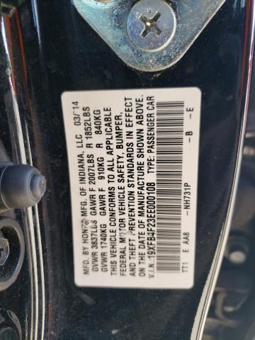 VIN 19XFB4F23EE000108 2014 Honda Civic, Hybrid no.12