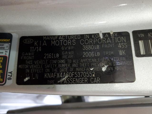 2015 KIA FORTE LX - KNAFX4A60F5370552