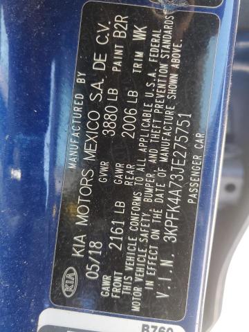 2018 KIA FORTE LX - 3KPFK4A73JE275751