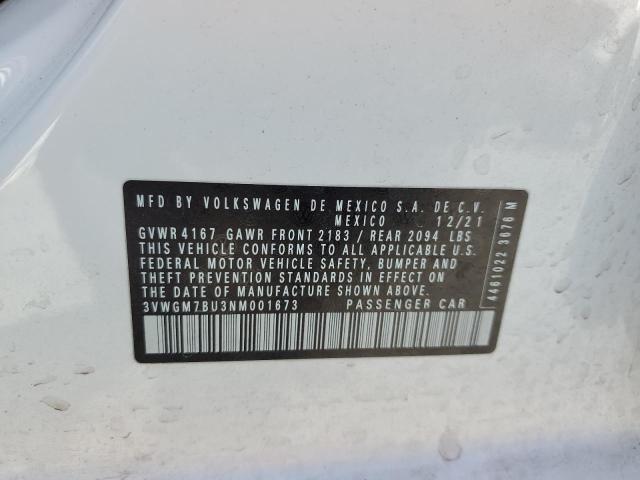 2022 VOLKSWAGEN JETTA SEL - 3VWGM7BU3NM001673
