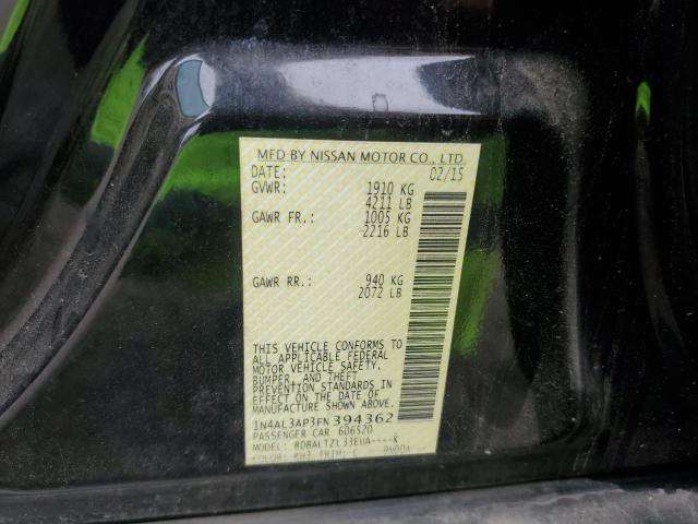2015 NISSAN ALTIMA 2.5 - 1N4AL3AP3FN394362