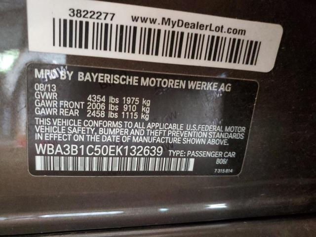 VIN WBA3B1C50EK132639 2014 BMW 3 Series, 320 I no.12