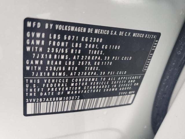 2024 VOLKSWAGEN TIGUAN SE - 3VV2B7AX8RM103072