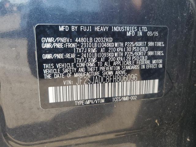 2015 SUBARU FORESTER 2 - JF2SJADC8FH806096