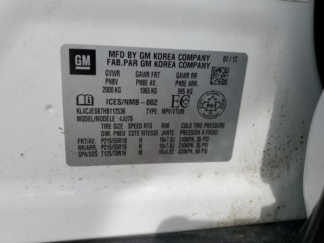 VIN KL4CJESB7HB112536 2017 Buick Encore, Preferred no.13