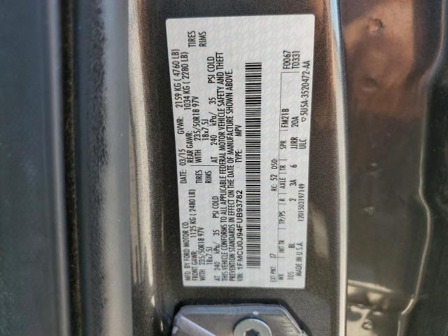 2015 FORD ESCAPE TITANIUM 1FMCU0J94FUB93782