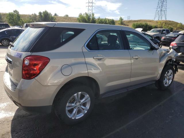 CHEVROLET EQUINOX LS 2012 cream  flexible fuel 2GNFLCEK1C6243025 photo #4