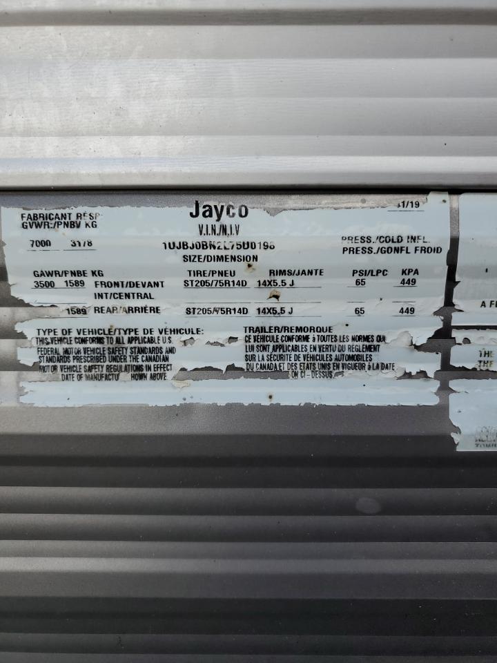 Lot #2989393695 2020 JAYCO JAY FLIGHT