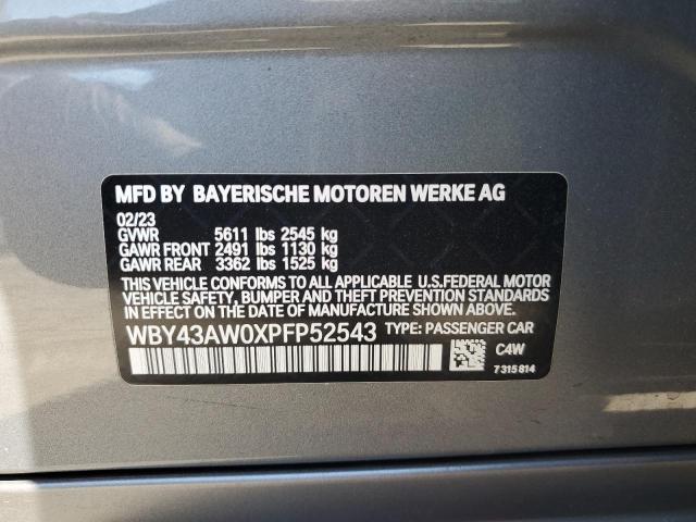 2023 BMW I4 EDRIVE - WBY43AW0XPFP52543