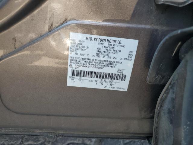 2019 FORD EDGE TITAN - 2FMPK4K91KBB53897