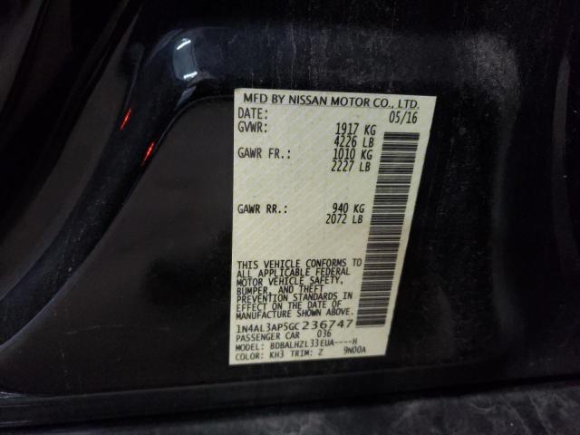 2016 NISSAN ALTIMA 2.5 - 1N4AL3AP5GC236747