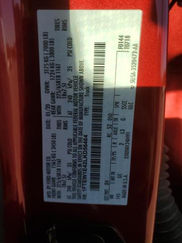 2020 FORD F150 SUPER - 1FTEW1E42LKD56464