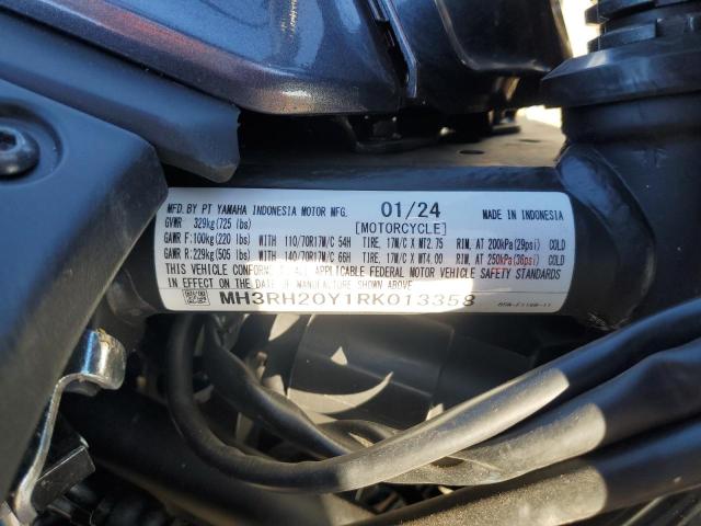 2024 YAMAHA MT-03 MH3RH20Y1RK013358
