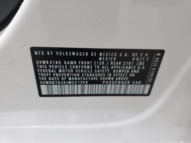 2018 VOLKSWAGEN JETTA SE - 3VWDB7AJ9JM221359