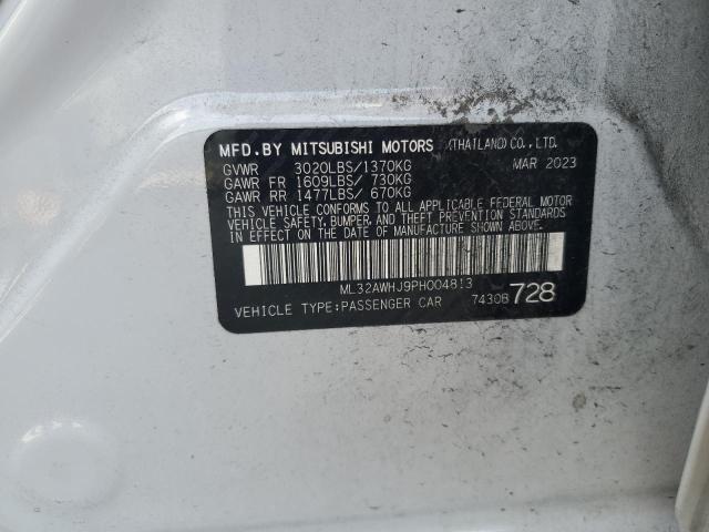 2023 MITSUBISHI MIRAGE SE ML32AWHJ9PH004813