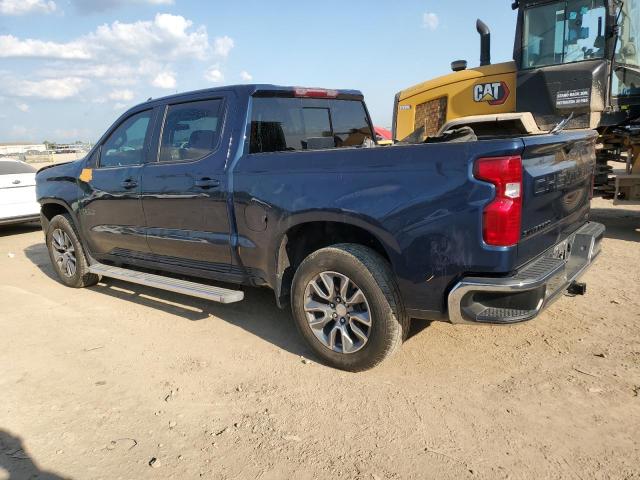 CHEVROLET SILVERADO 2021 blue  gas 1GCPWCED3MZ227954 photo #3