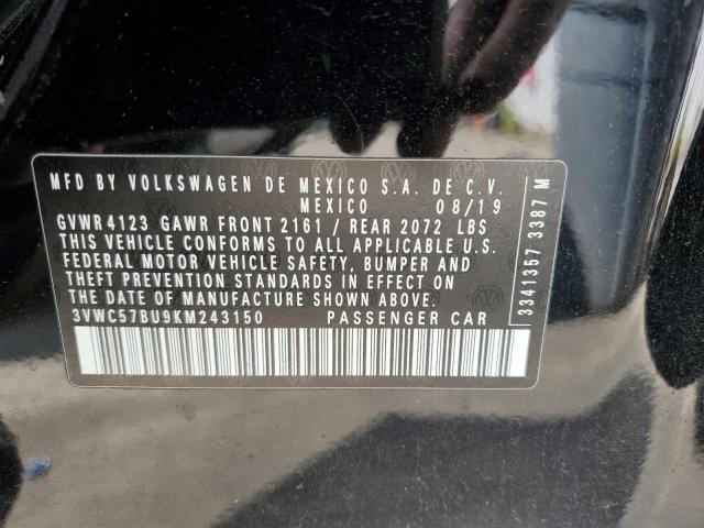 2019 VOLKSWAGEN JETTA S - 3VWC57BU9KM243150