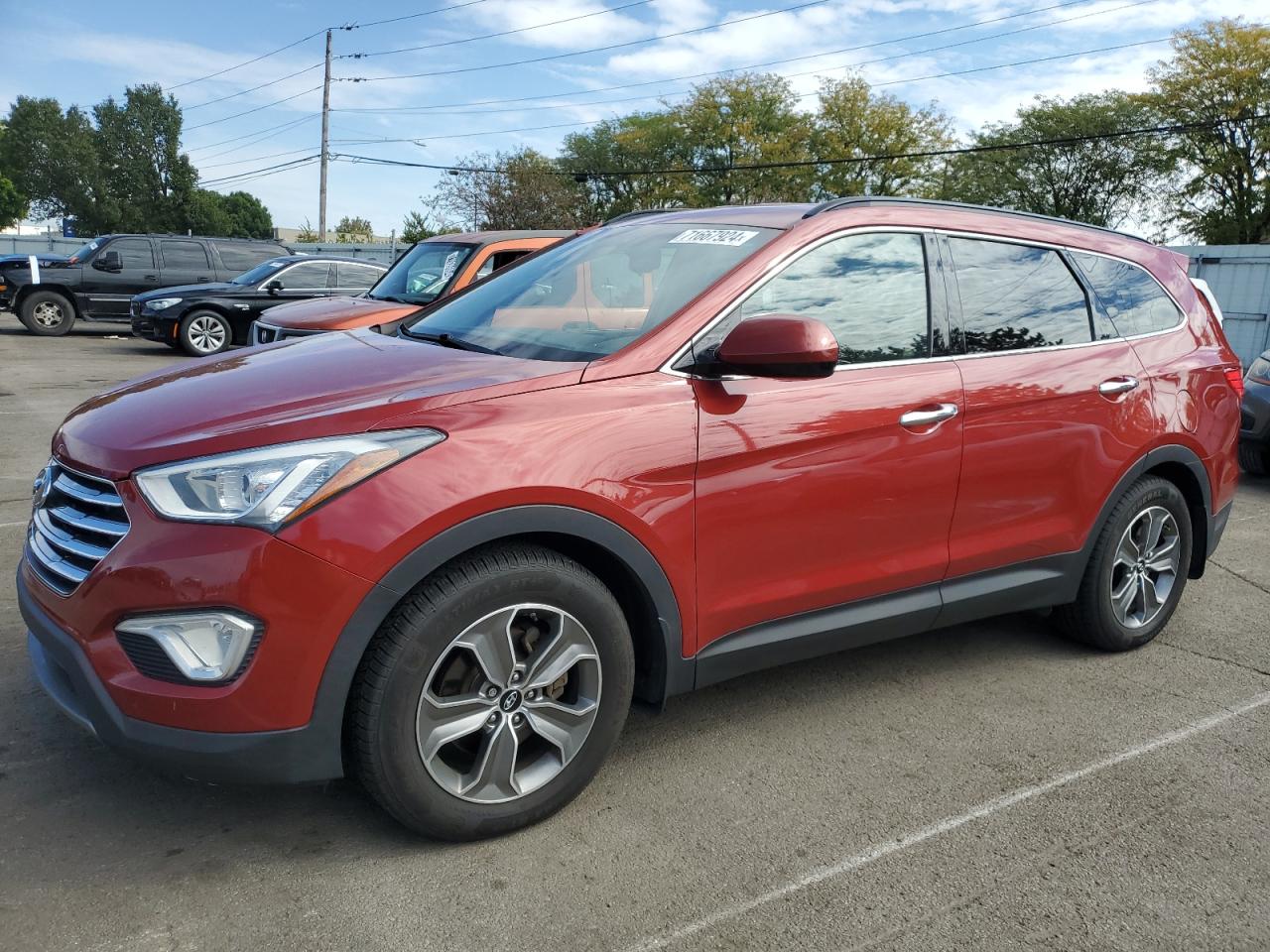 Lot #2962192151 2014 HYUNDAI SANTA FE G