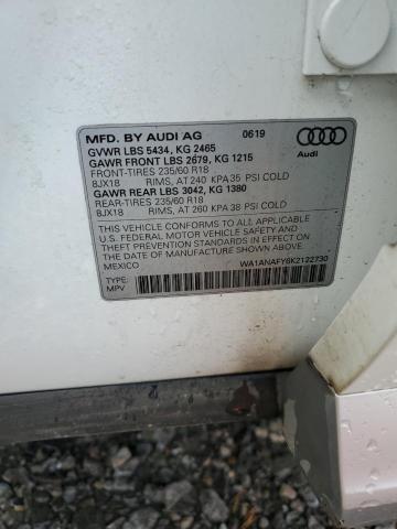 2019 AUDI Q5 PREMIUM - WA1ANAFY6K2122730