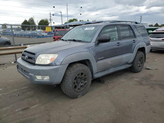 TOYOTA 4RUNNER SR 2003 gray 4dr spor gas JTEBT14R830009222 photo #1