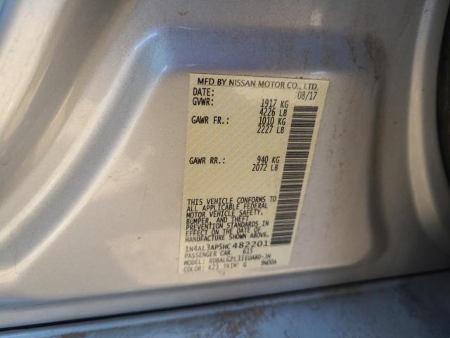 2017 NISSAN ALTIMA 2.5 - 1N4AL3AP5HC482201
