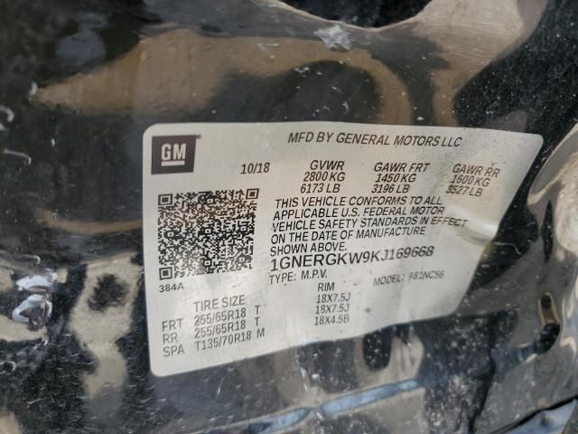 2019 CHEVROLET TRAVERSE L - 1GNERGKW9KJ169668