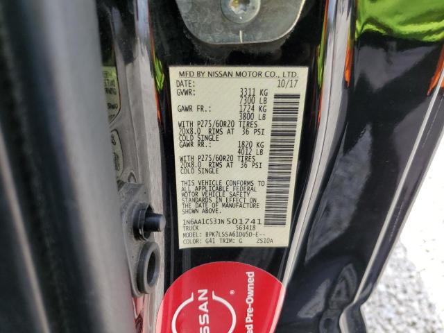 2018 NISSAN TITAN SV - 1N6AA1C53JN501741