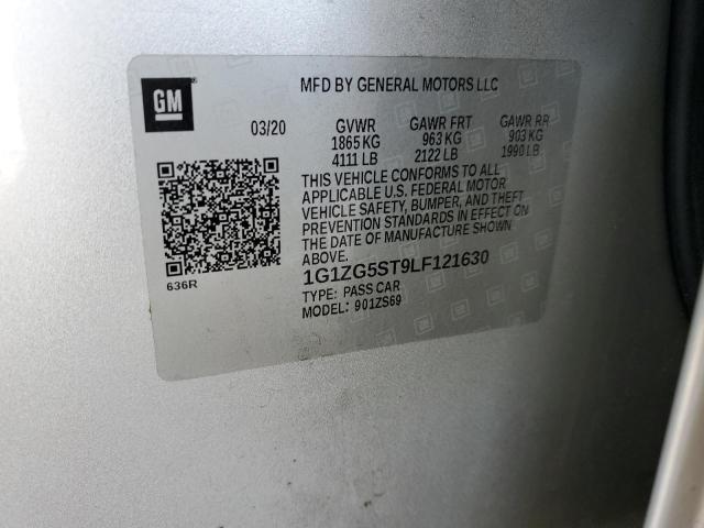 2020 CHEVROLET MALIBU RS - 1G1ZG5ST9LF121630