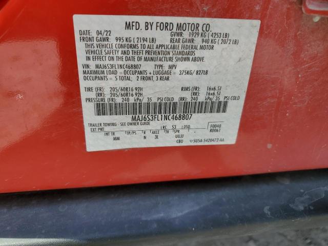2022 FORD ECOSPORT S - MAJ6S3FL1NC468807