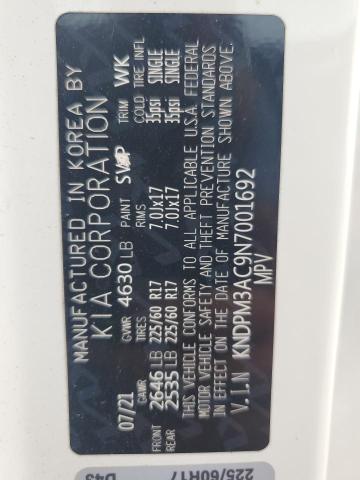 2022 KIA SPORTAGE L - KNDPM3AC9N7001692
