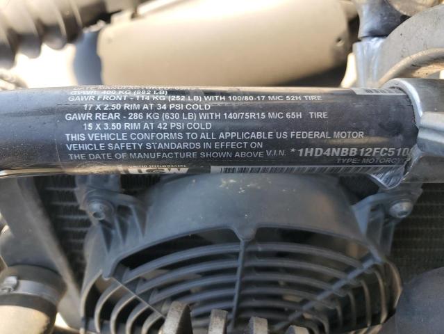 2015 HARLEY-DAVIDSON XG750 - 1HD4NBB12FC510229