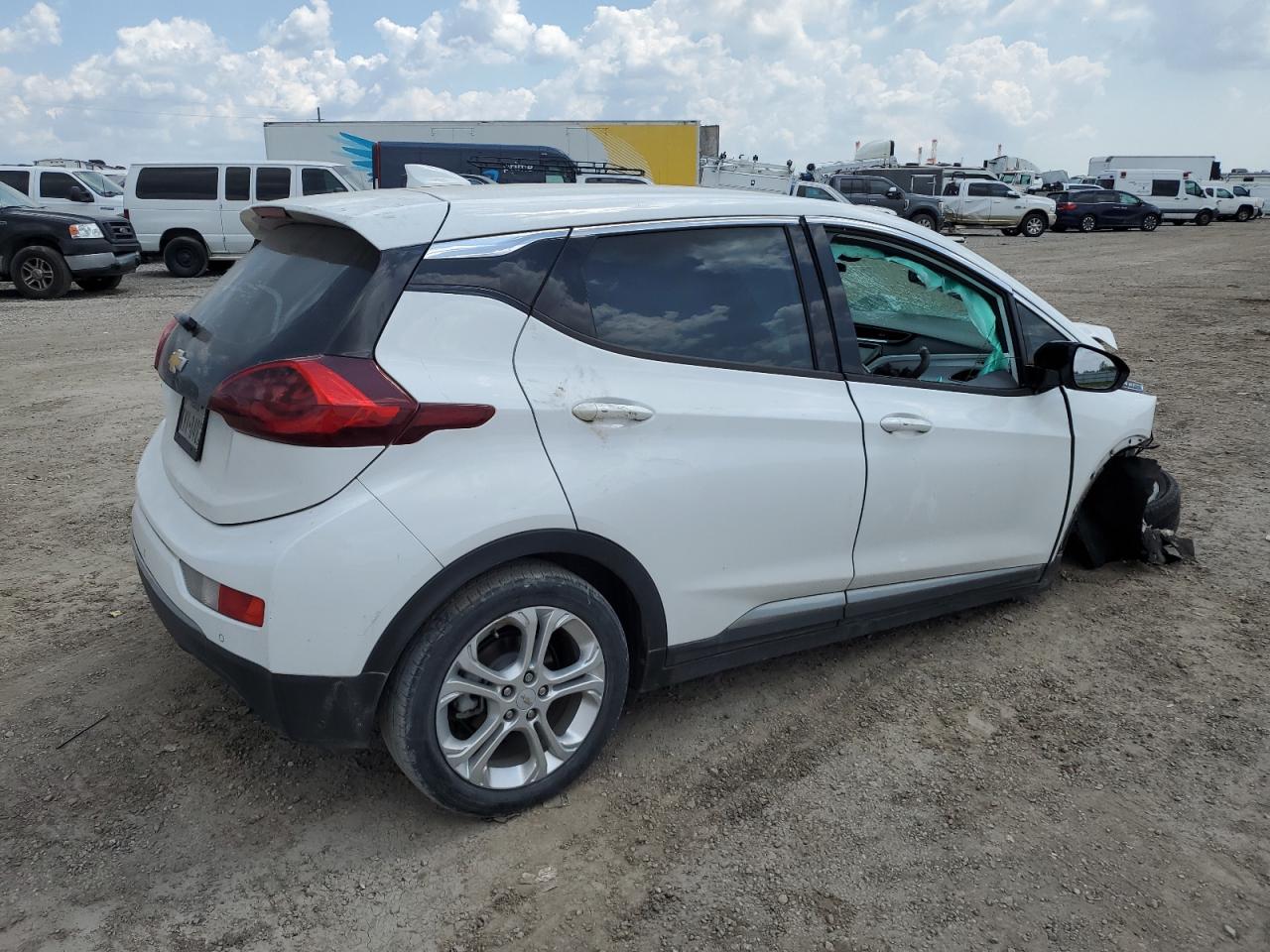 CHEVROLET BOLT EV LT 2018 white  electric 1G1FW6S09J4117250 photo #4