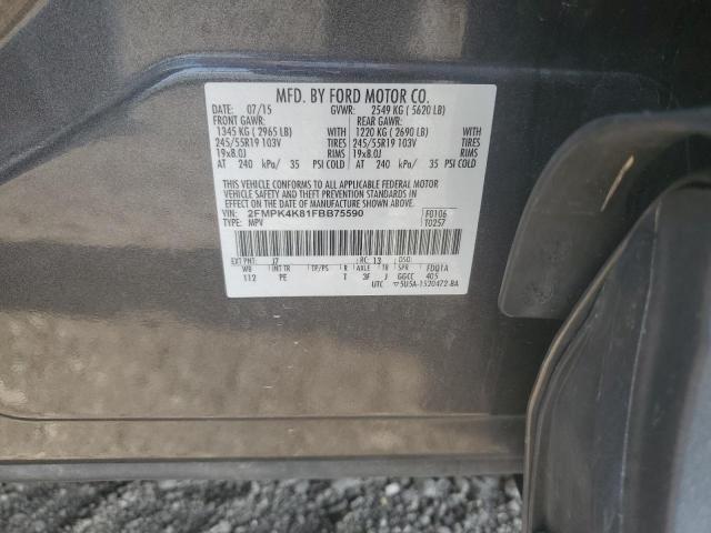 2015 FORD EDGE TITAN - 2FMPK4K81FBB75590