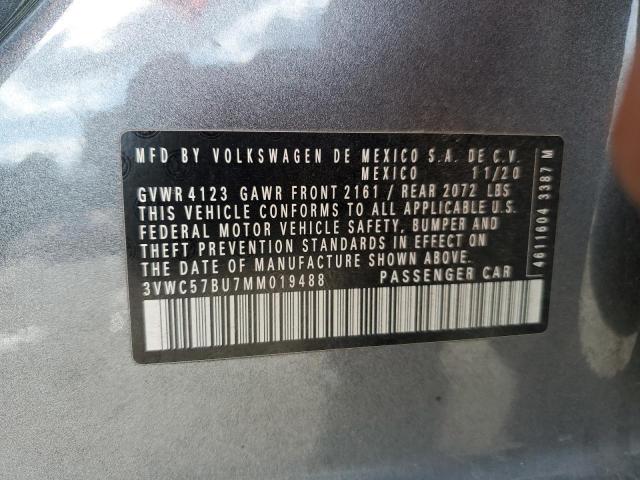 2021 VOLKSWAGEN JETTA S - 3VWC57BU7MM019488