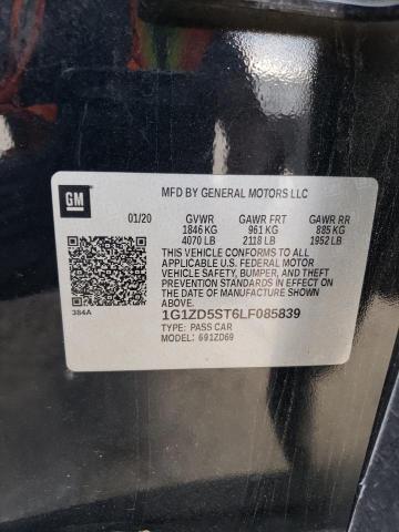 2020 CHEVROLET MALIBU LT - 1G1ZD5ST6LF085839