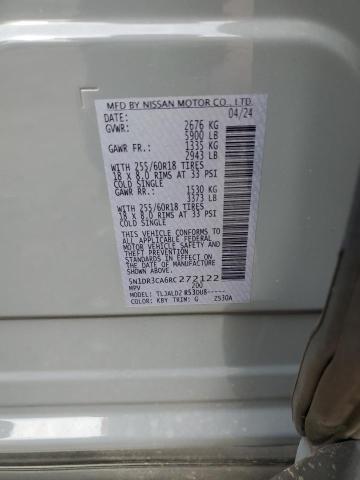 2024 NISSAN PATHFINDER - 5N1DR3CA6RC272122