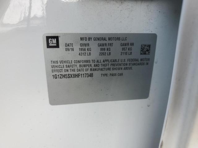 2017 CHEVROLET MALIBU PRE - 1G1ZH5SX8HF117348