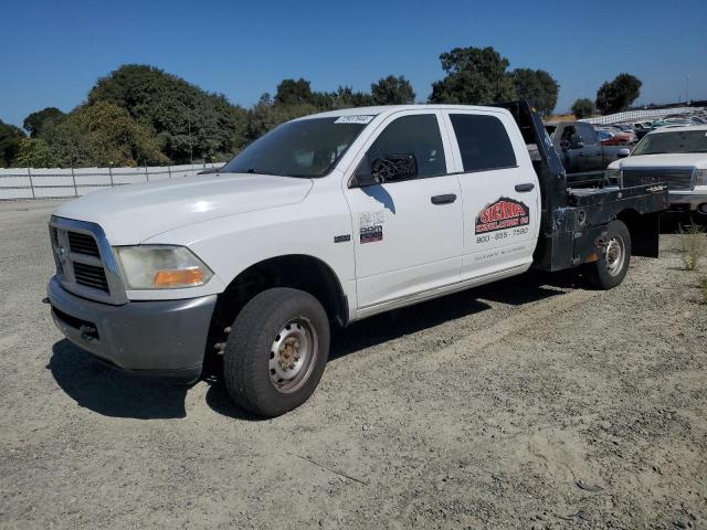 DODGE RAM 2500 2011 white crew pic gas 3D7TT2CT9BG598390 photo #1