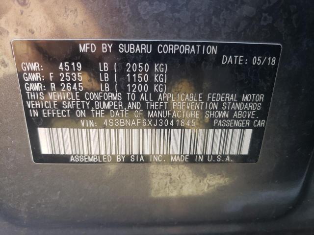 2018 SUBARU LEGACY 2.5 - 4S3BNAF6XJ3041845